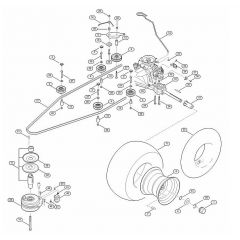 Genuine Stihl RT5097.0 C / I - Gearbox, rear wheel, blade clutch