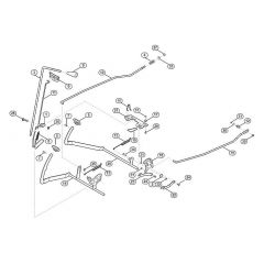 Genuine Stihl RT5097.0 C / J - Brake, Parking brake, Control lever