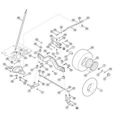 Genuine Stihl RT5097.0 / E - Steering, front wheel