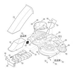 Genuine Stihl RT5097.0 / L - Mowing deck housing