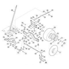 Genuine Stihl RT5097.0 Z / E - Steering, front wheel