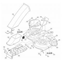 Genuine Stihl RT5097.0 Z / L - Mowing deck housing