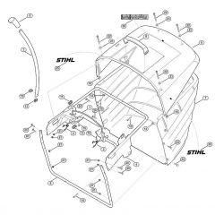 Genuine Stihl RT5097.0 Z / N - Grass catcher bag