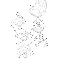 Stihl RT5097.1Z - Seat - Parts Diagram