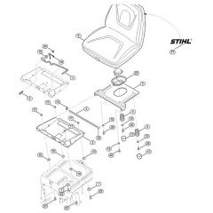 Genuine Stihl RT5112.0 Z / F - Seat