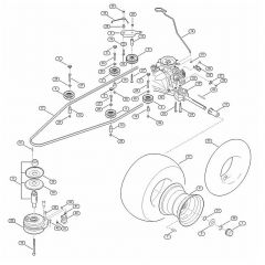 Genuine Stihl RT5112.0 Z / I - Gearbox, rear wheel, blade clutch