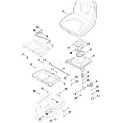 Stihl RT5112.1Z - Seat - Parts Diagram