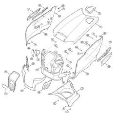 Genuine Stihl RT6112.0 ZL / D - Engine hood