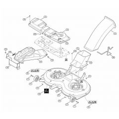 Genuine Stihl RT6112.0 ZL / L - Mowing deck housing