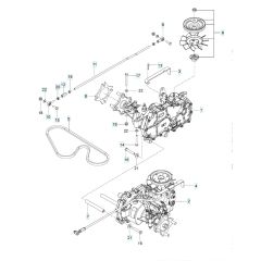 Husqvarna Rz19 - Hydraulic Pump