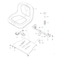 Husqvarna Rz19 - Seat