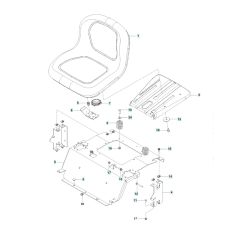 Husqvarna Rz4222 Tf - Seat