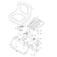 Husqvarna Rz5426 - Seat