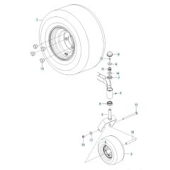 Husqvarna Rz54I - Wheels & Tyres