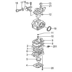 Tanaka SF-PH2501S - Carburettor