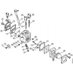 Genuine Stihl SH85 / F - Carburetor C1Q-S68