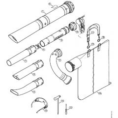 Genuine Stihl SH86 C-E / T - Nozzle, Vacuum Attachment