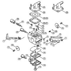 Genuine Stihl SP450 / F - Carburetor C1Q-S154, C1Q-S94