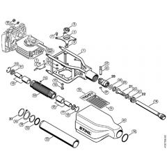 Genuine Stihl SP450 / H - Frame, Guard