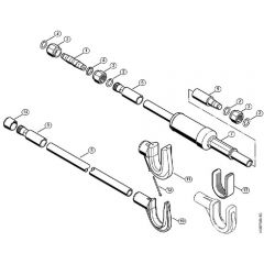 Genuine Stihl SP450 / K - Drive tube assembly