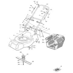 SP464 - 2005 - 293596023 - Mountfield Rotary Mower Handle Diagram