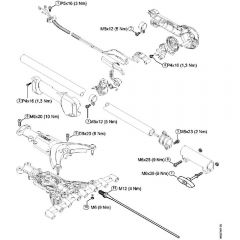 Genuine Stihl SP92 TC-E / N - Tightening torques