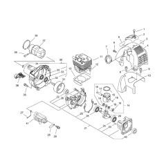 Cylinder, Crankcase, Piston