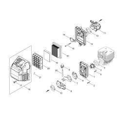 Air Cleaner, Carburettor Group