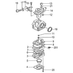 Tanaka SUM-500DX - Carburettor