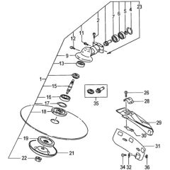 Tanaka SUM-500DX - Gear Case Guard