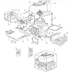 SV35 - 2006 - 118550034/0_050002 - Mountfield Engine Main Assembly Diagram