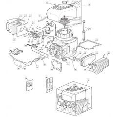 SV40 - 2006 - 118550034/0_050002 - Mountfield Engine Main Assembly Diagram