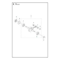 Husqvarna T435 - Crankshaft