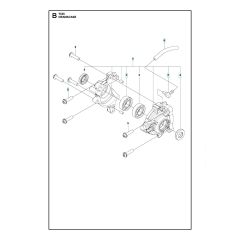 Husqvarna T525 - Crankcase