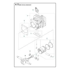 Husqvarna T525 - Cylinder