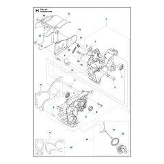 Husqvarna T540XP - Crankcase