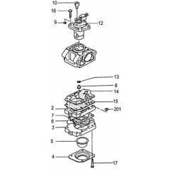 Tanaka TBC-2211D - Carburettor