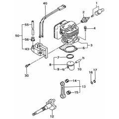 Tanaka TBC-2211D - Cylinder Piston Crankshaft