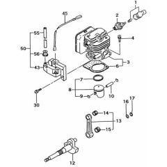 Tanaka TBC-2251 - Cylinder Piston Crankshaft