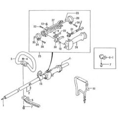 Tanaka TBC-2400 - Drive Shaft Throttle Lever