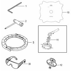 Tanaka TBC-2501D - Tools Optional Parts