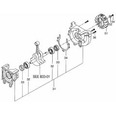 Tanaka TBC-2501DS - Crankcase