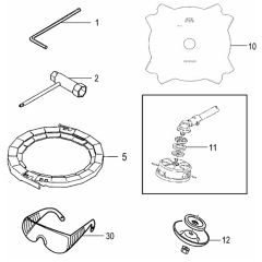 Tanaka TBC-2501DS - Tools Optional Parts