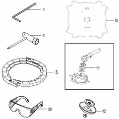 Tanaka TBC-2501S - Tools Optional Parts