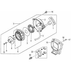 Tanaka TBC-2501S - Recoil Starter