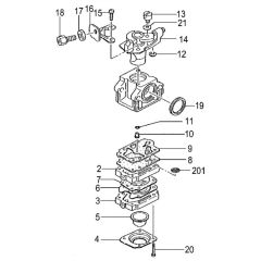 Tanaka TBC-250PF - Carburettor