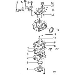 Tanaka TBC-250PFD - Carburettor