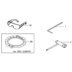 Tanaka TBC-250PF - Tools