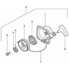 Tanaka TBC-250PF - Recoil Starter