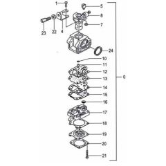 Tanaka TBC-250-SDH - Carburettor